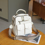 Lambskin Multi-functional Casual Backpack Handbag
