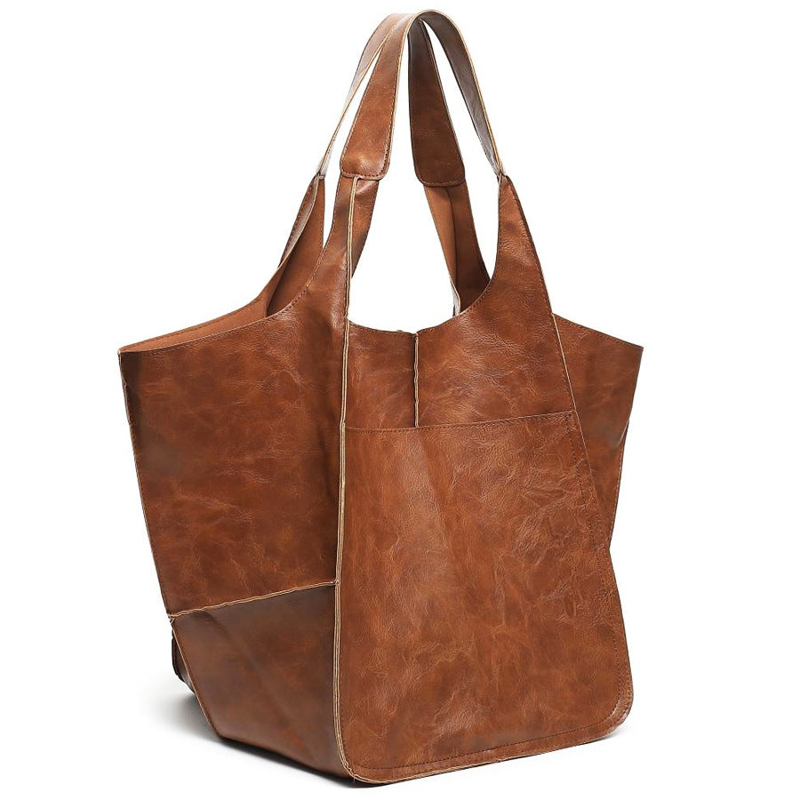 Soft Material Large Capacity Women's Shoulder Tote