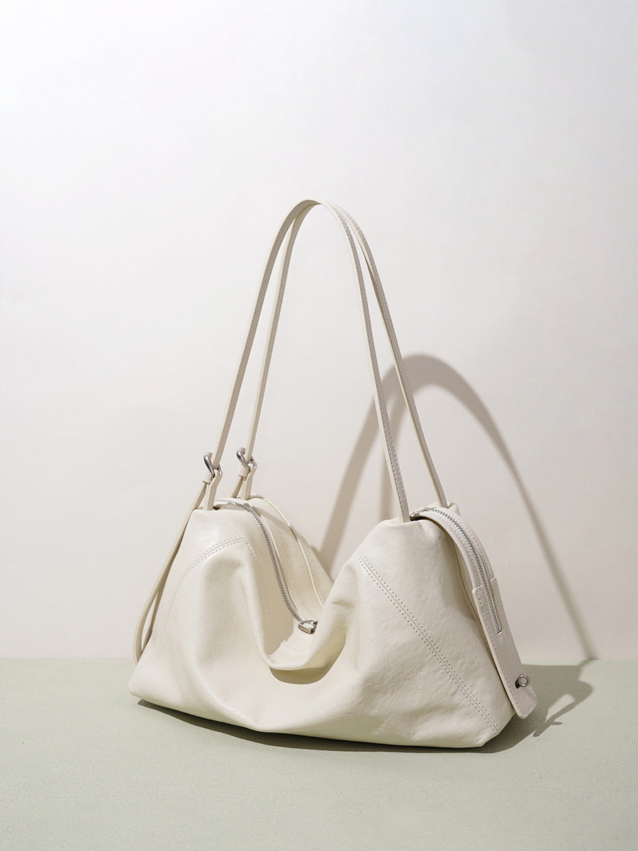 Premium Leather Large Capacity Shoulder Tote Bag