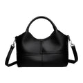 Soft Leather Commuter Tote Crossbody Bag