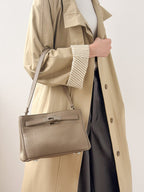 Premium Genuine Leather Kelly Shoulder Bag