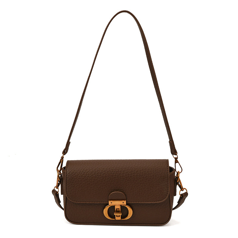 Stylish Faux Leather Crossbody Shoulder Handbag