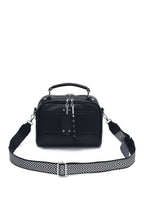 Women's Faux Leather Wide Strap Handbag