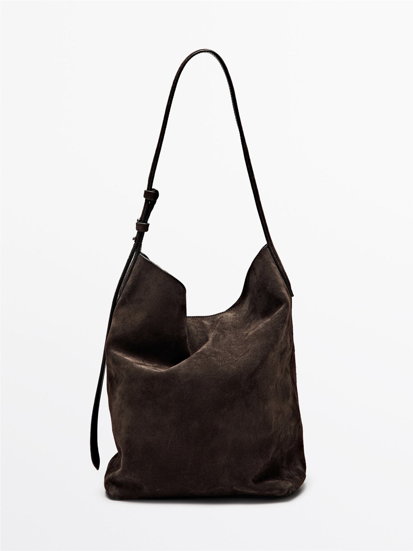 Women's Suede Slouchy Hobo Shoulder Bag