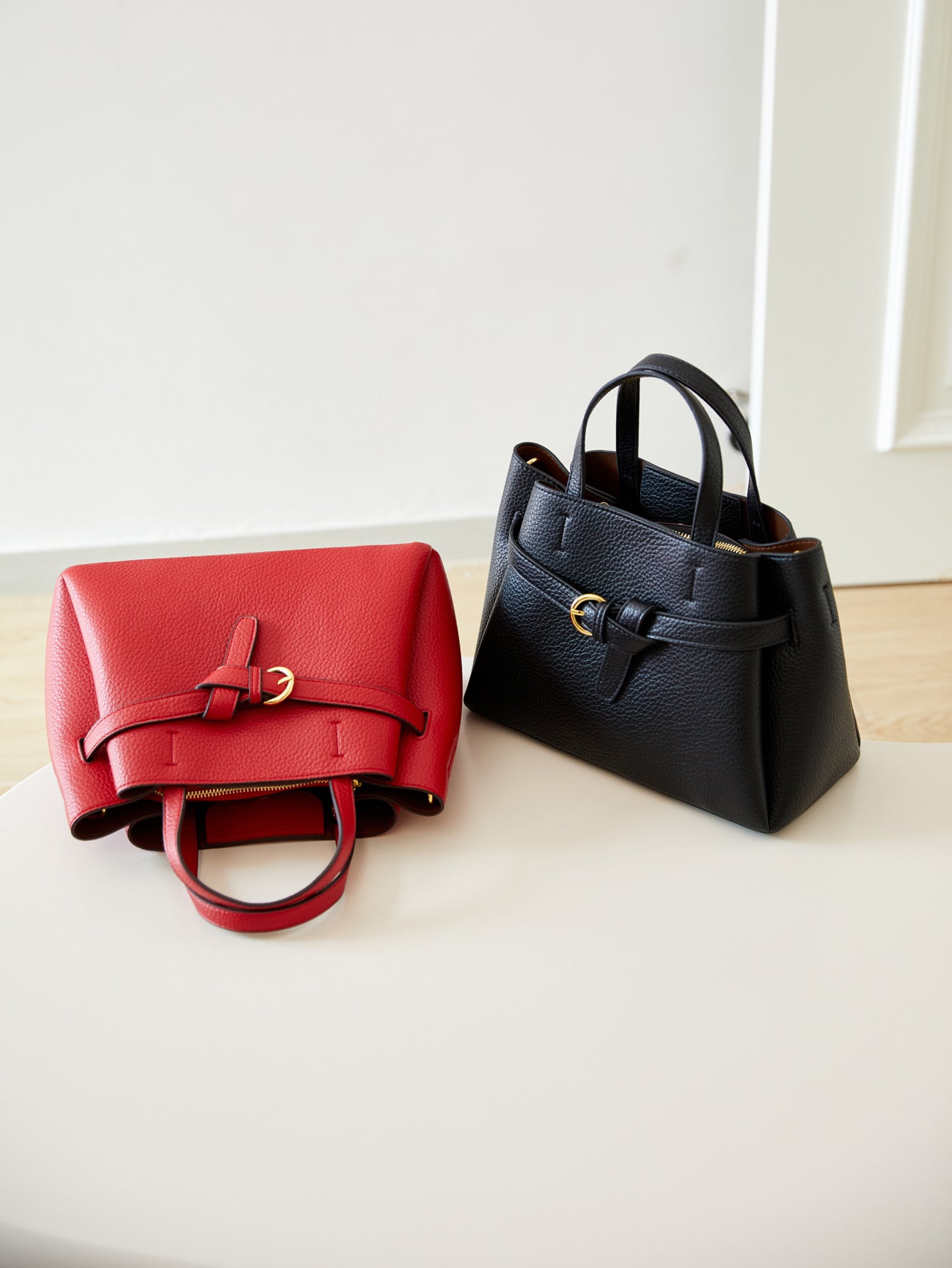 Soft Leather Women's Commuter Tote Bag