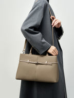 Women's Genuine Leather Commuter Handbag