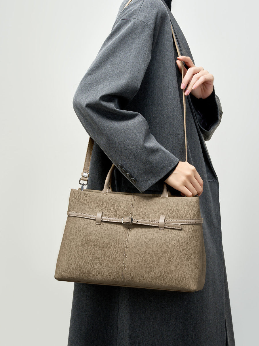 Women's Genuine Leather Commuter Handbag