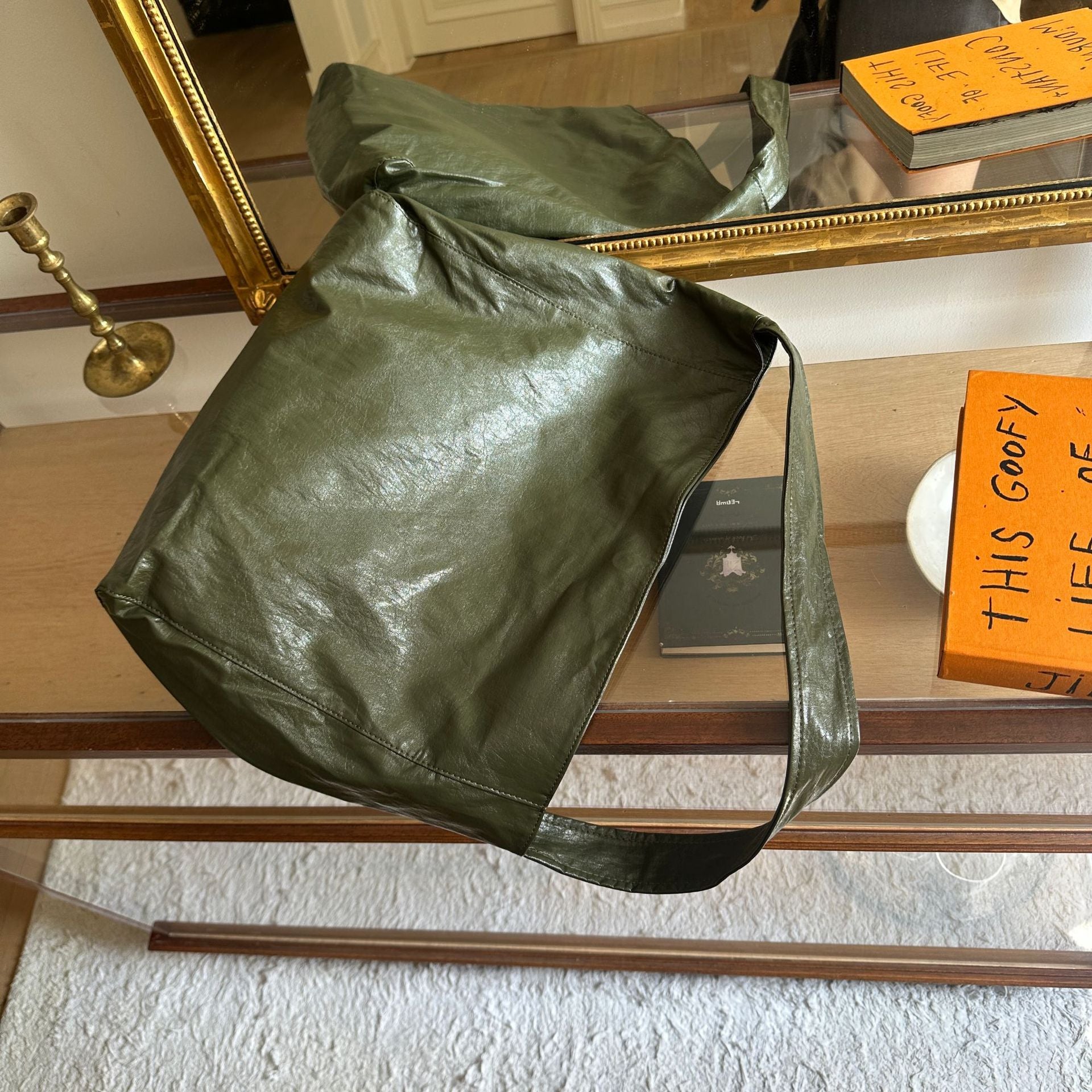 Soft Faux Leather Large Capacity Shoulder Tote