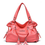 Fashion Soft Faux Leather Large Capacity Handbag