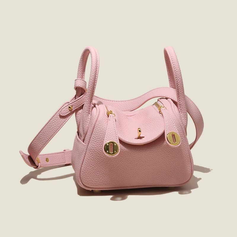 Mini Lindy Genuine Leather Crossbody Bag