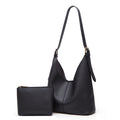 Elegant Soft Faux Leather Shoulder Bag Set