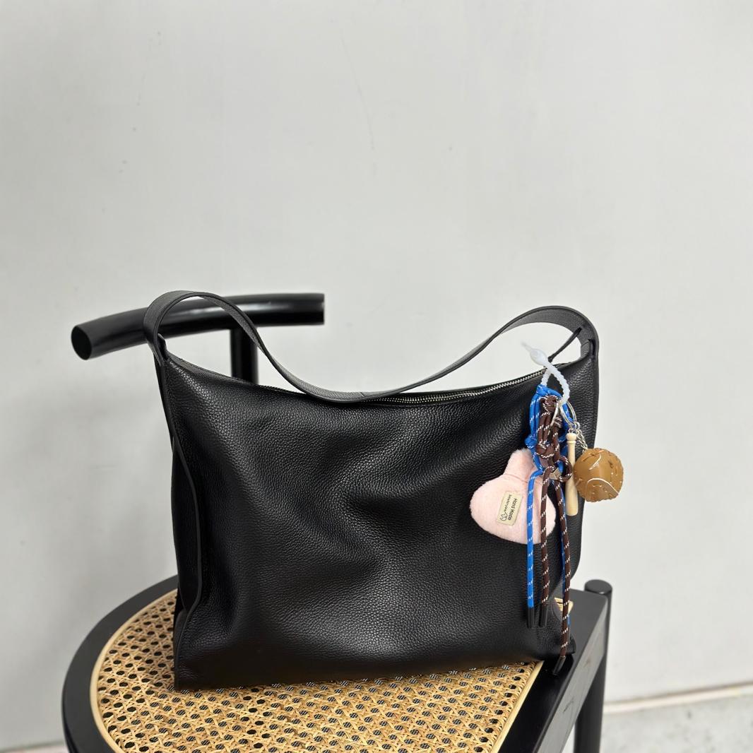 Genuine Leather Hobo Shoulder Bag Women