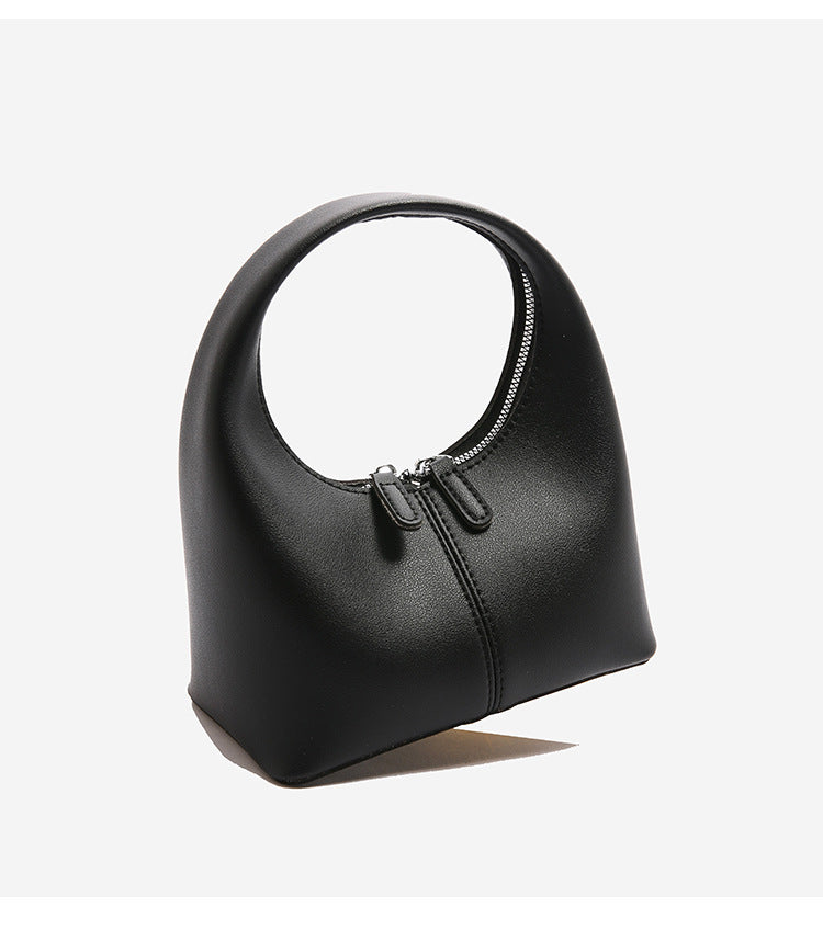Pink Crescent Shoulder Bag Handbag
