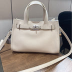 Premium Leather Tote Handbag Shoulder Crossbody