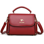 Soft Leather Crossbody Shoulder Handbag for Women