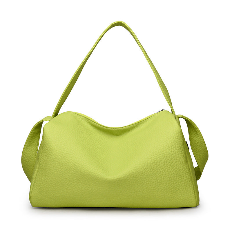 Soft Leather Large Capacity Shoulder Crossbody Bag