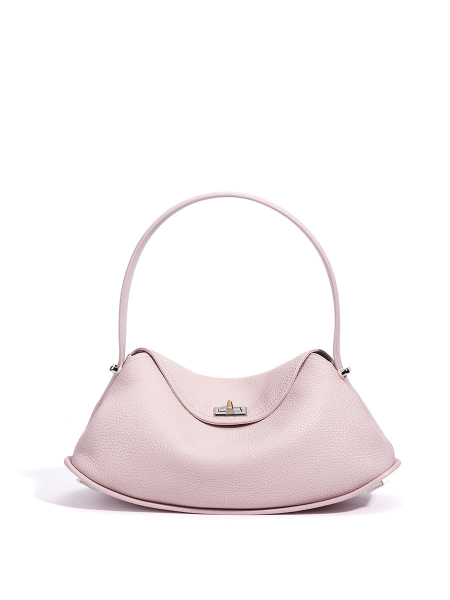 Premium Leather Shoulder Handbag Versatile Fashion