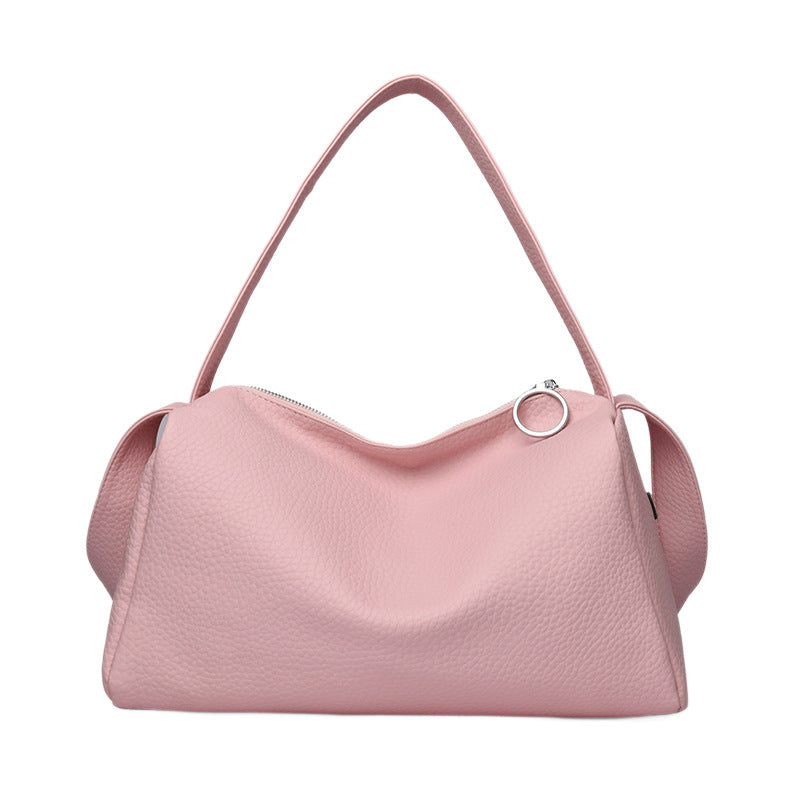 Soft Leather Large Capacity Shoulder Crossbody Bag