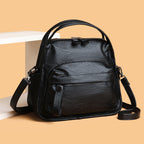 Soft Vegan Leather Shoulder Crossbody Handbag
