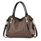 Women's Patterned Large Capacity Shoulder Handbag