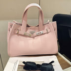 Premium Leather Tote Handbag Shoulder Crossbody