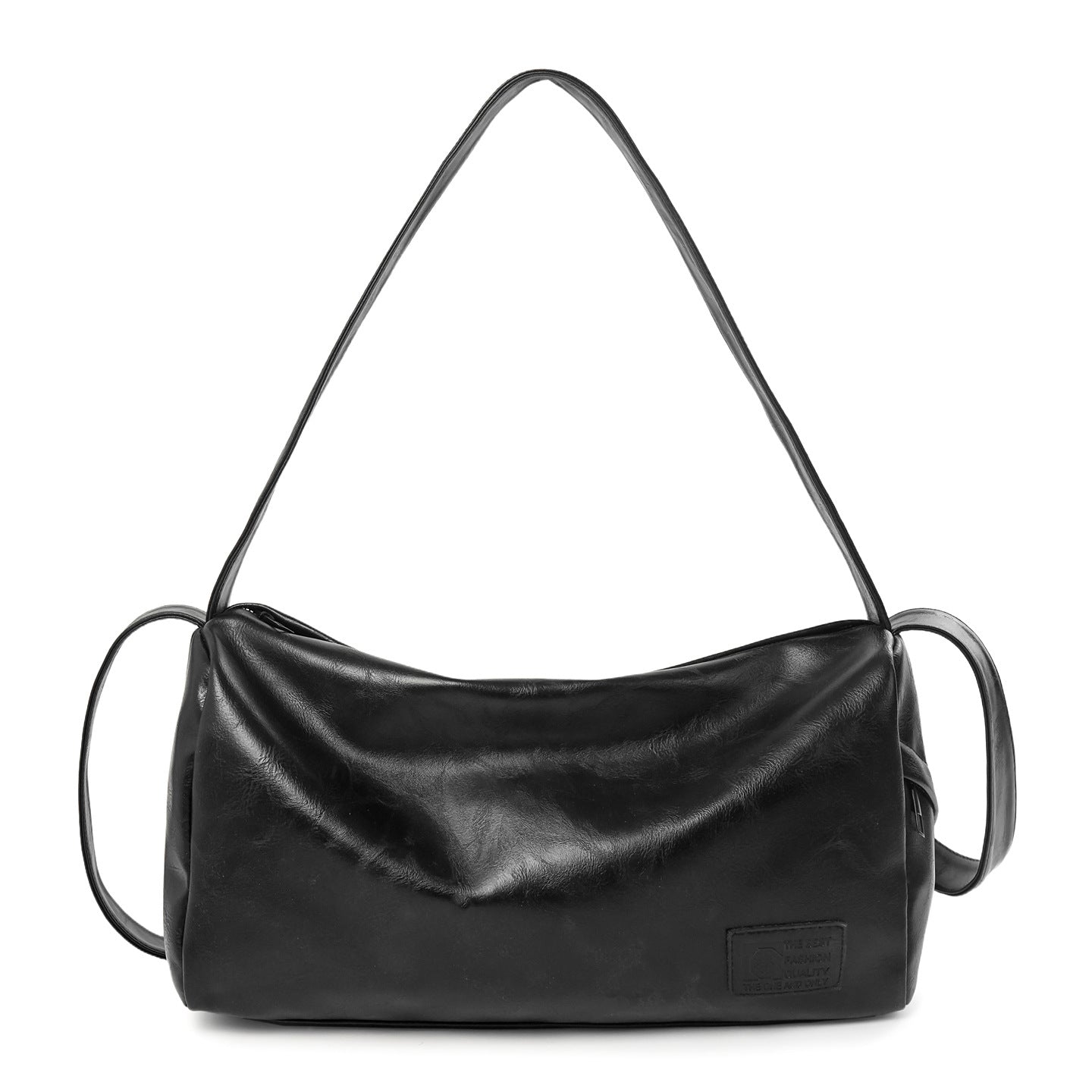 Unisex Vintage Faux Leather Shoulder Bag