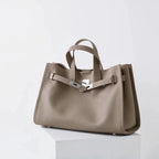 Premium Leather Tote Handbag Shoulder Crossbody