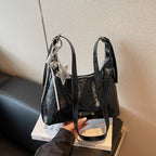 Metallic Soft Shoulder Tote Bag
