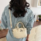 Fashion Soft Leather Boston Shoulder Bag