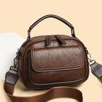 Elegant Soft Leather Handbag Crossbody Shoulder Bag