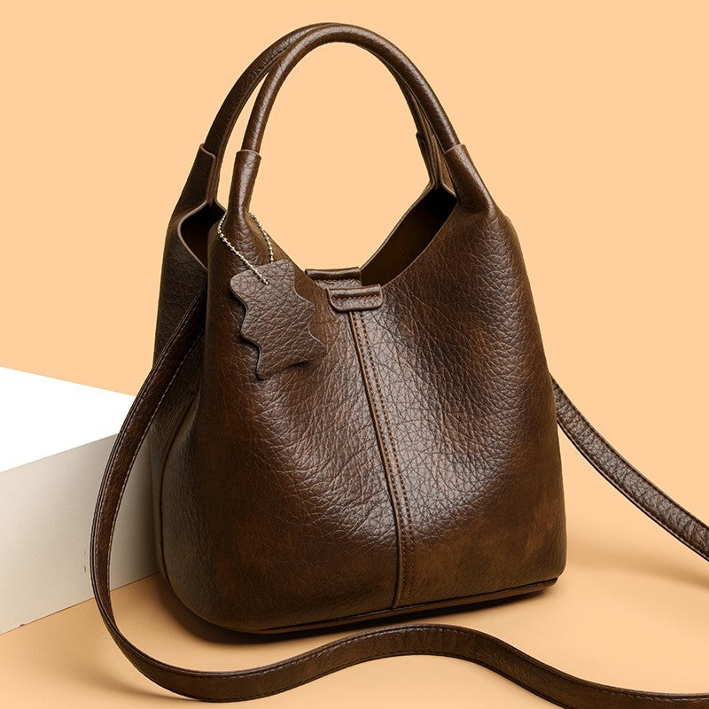 Soft Leather Women's Tote Shoulder Bag