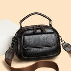 Elegant Soft Leather Handbag Crossbody Shoulder Bag