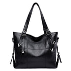 Women's Faux Leather Large Capacity Tote Handbag