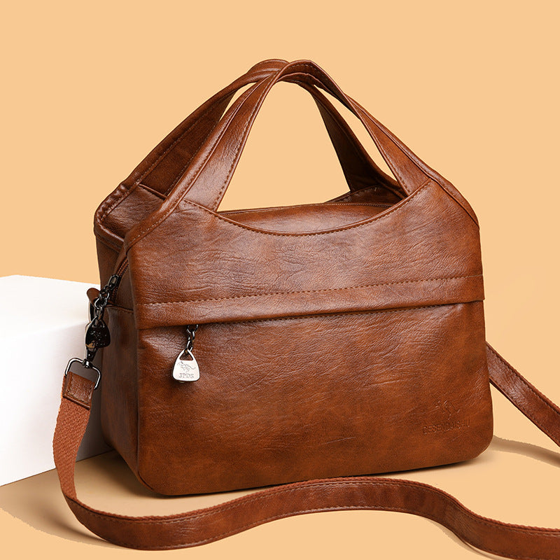 Soft Leather-like Women's Shoulder Crossbody Bag