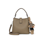 Premium Genuine Leather Bucket Crossbody Bag