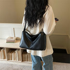 Soft Faux Leather Casual Shoulder Crossbody Bag