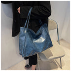 Soft Large Capacity Tote Shoulder Bag