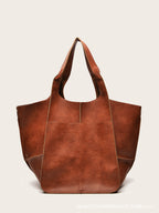 Soft Leather Large Capacity Shoulder Tote Bag
