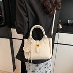 Soft Leather Versatile Shoulder Crossbody Handbag