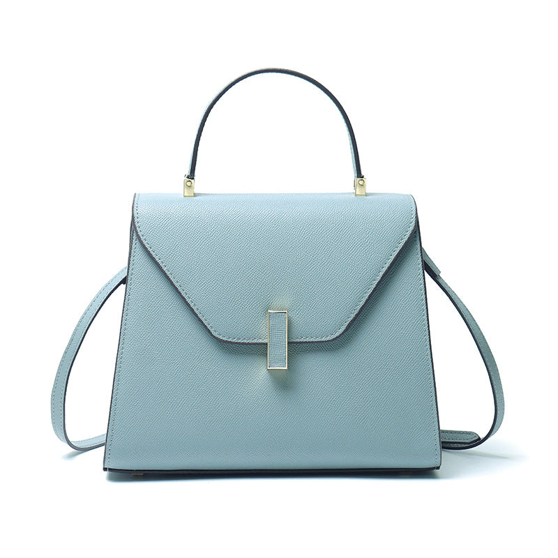 Genuine Leather Top Handle Crossbody Shoulder Bag