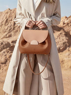 Stylish Vegan Leather Commuter Handbag