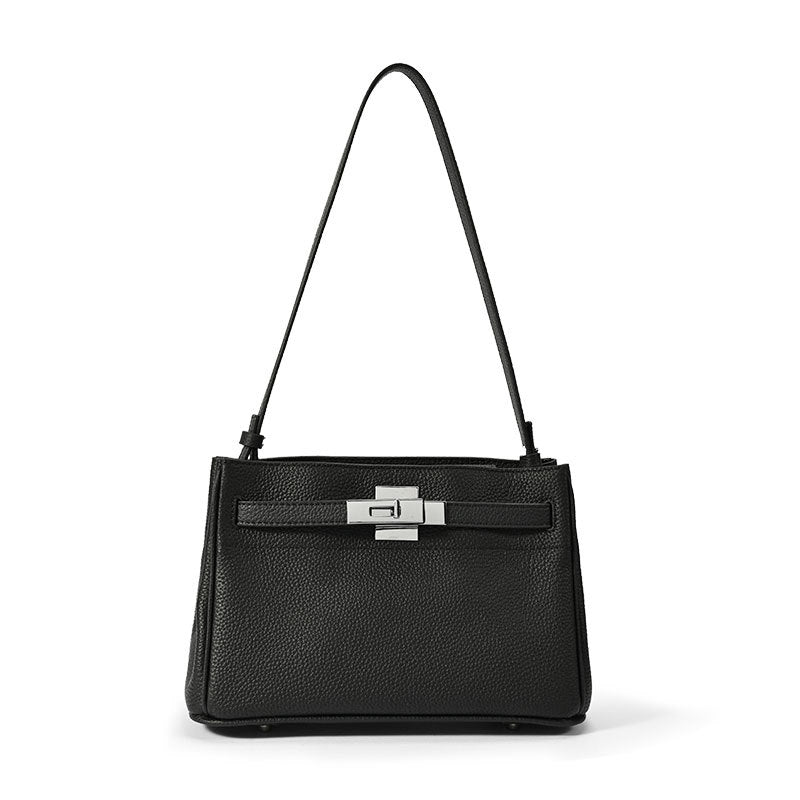 Premium Genuine Leather Kelly Shoulder Bag