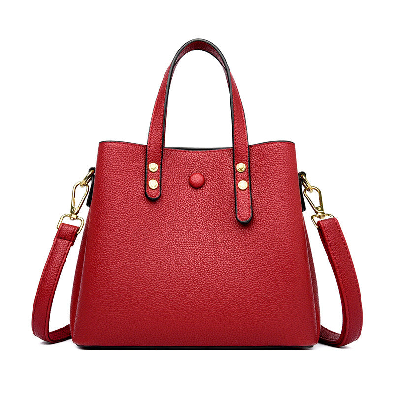 Women's Genuine Leather Handbag Shoulder Tote
