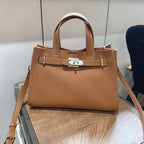 Premium Leather Tote Handbag Shoulder Crossbody