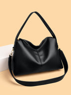 Women's Soft Grain Shoulder Crossbody Tote Bag