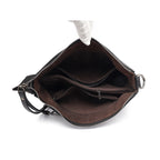 Vintage Faux Leather Commuter Shoulder Bag