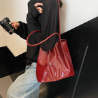 Fashion Soft Faux Leather Shoulder Tote Bag