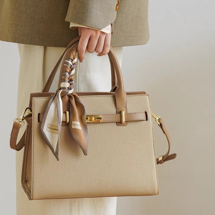 Luxury Women's Commuter Tote Crossbody Satchel