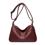 Soft Leather Lightweight Large Capacity Crossbody Bag