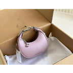 Genuine Leather Retro Crescent Shoulder Bag